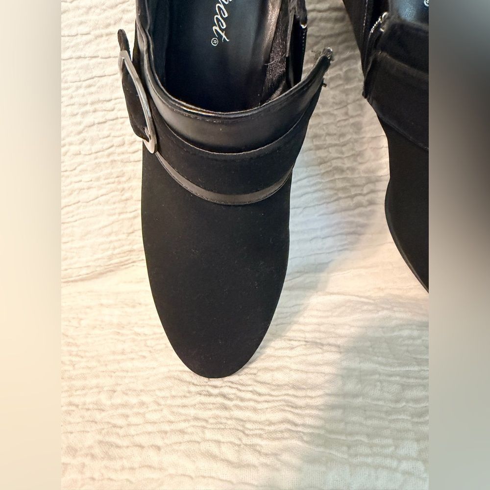 Easy Street Della Black Women's Heeled Shoes - Picture 10 of 12